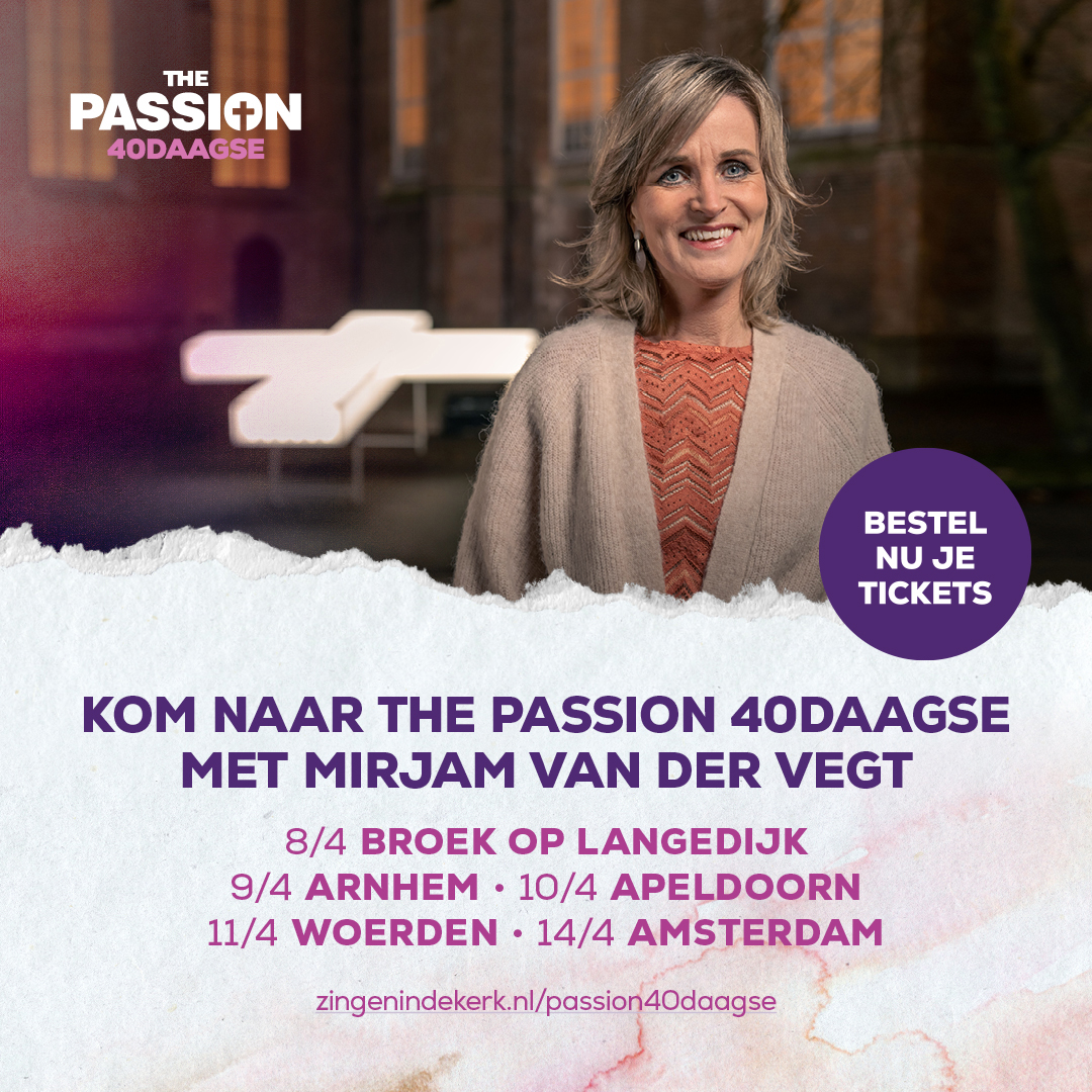 The Passion 40-daagse met Mirjam van der Vegt