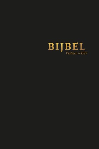 Bijbel (HSV) met psalmen - hardcover zwart (Hardcover)