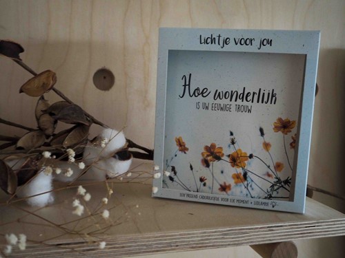 Lichtje voor jou: Hoe wonderlijk is Uw eeuwige trouw (Cadeauproducten)
