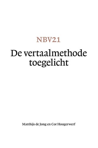 NBV21 - De vertaalmethode toegelicht (Paperback)