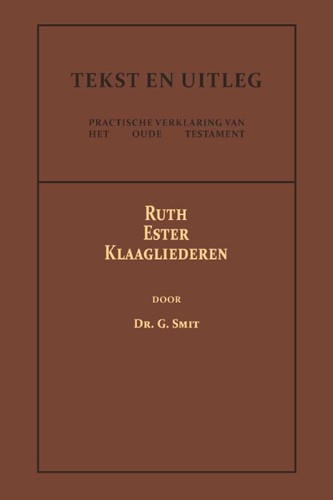 Ruth, Ester en Klaagliederen (Paperback)
