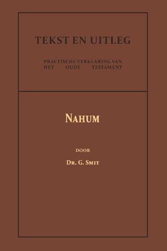 Het Boek van den Profeet Nahum (Paperback)