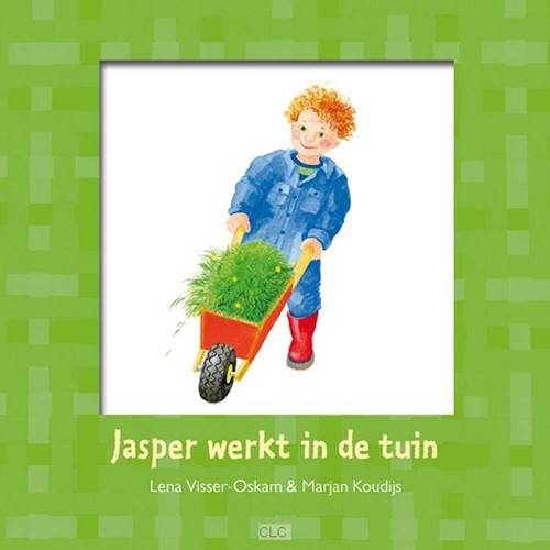 Jasper werkt in de tuin (Hardcover)