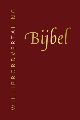 Bijbel (Willibrordvertaling) in leer met goudsnee, rits en koker