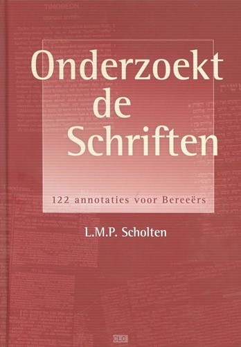 Onderzoekt de Schriften (Hardcover)