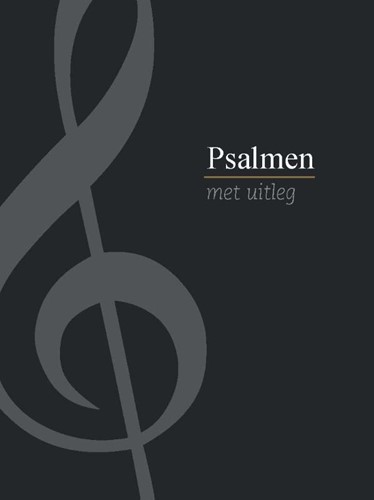 Psalmboek met uitleg (zwart) (Hardcover)