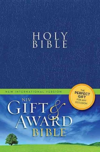 NIV bible gift en award blue (Boek)