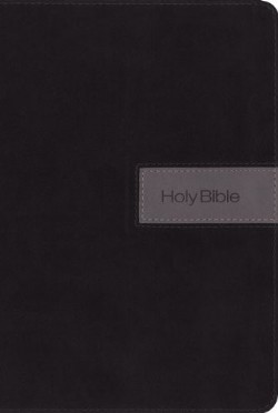 NIV Gift bible black grey duotone