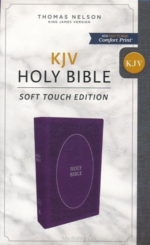 KJV soft touche bible purple imitation l