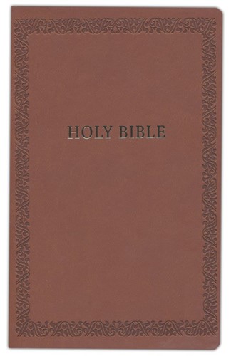 NKJV soft touch bible brown imitation le (Boek)