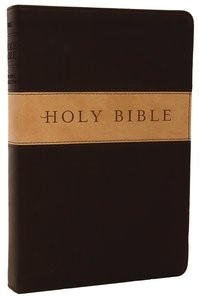 NLT gift bible leather like brown tan (Boek)