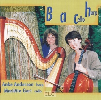 Bach - cello en harp (CD)