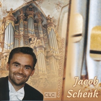 Jacob Schenk bespeelt het orgel