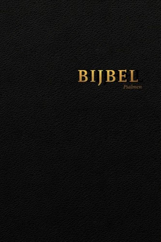 Bijbel (HSV) met Psalmen - vivella zwart met goudsnee (Hardcover)