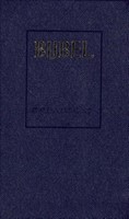 Stevig kunstleer blauw (Hardcover)