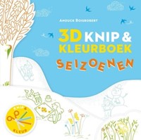 3D Knip- en kleurboek (Paperback)