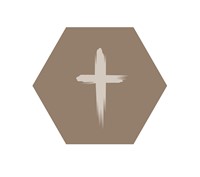 Muurcirkel Honinggraat - Kruis (Cadeauproducten)