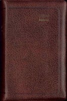 Bijbel ritmisch bruin leer goudsnee rits (Paperback)