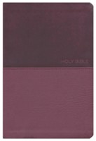 NKJV LP thinline bible burgundy imitatio (Boek)