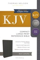 KJV compact lp ref bible snapflap black (Boek)