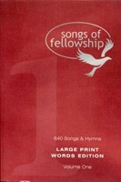 Songs of fellowship 1 words large p (Paperback)