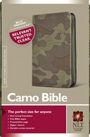 NLT camo bible with zip (Boek)