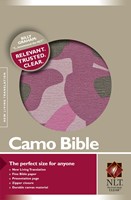 NLT camo compact bible pink (Boek)