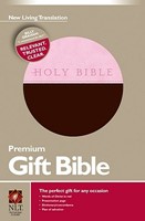NLT Gift bible leather like pink brown (Boek)