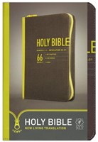 NLT zips bible colour canvas cover yellow (Leder/Luxe gebonden)