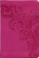 KJV LP compact ref bible pink leatherfle (Boek)