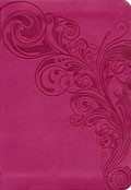 NKJV lap comp ref bible pink leather (Boek)