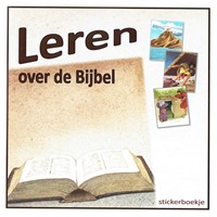 Stickerboekje leren over de Bijbel