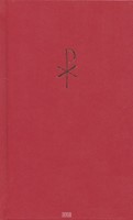 Stevig kunstleer kleursnee rood (Hardcover)