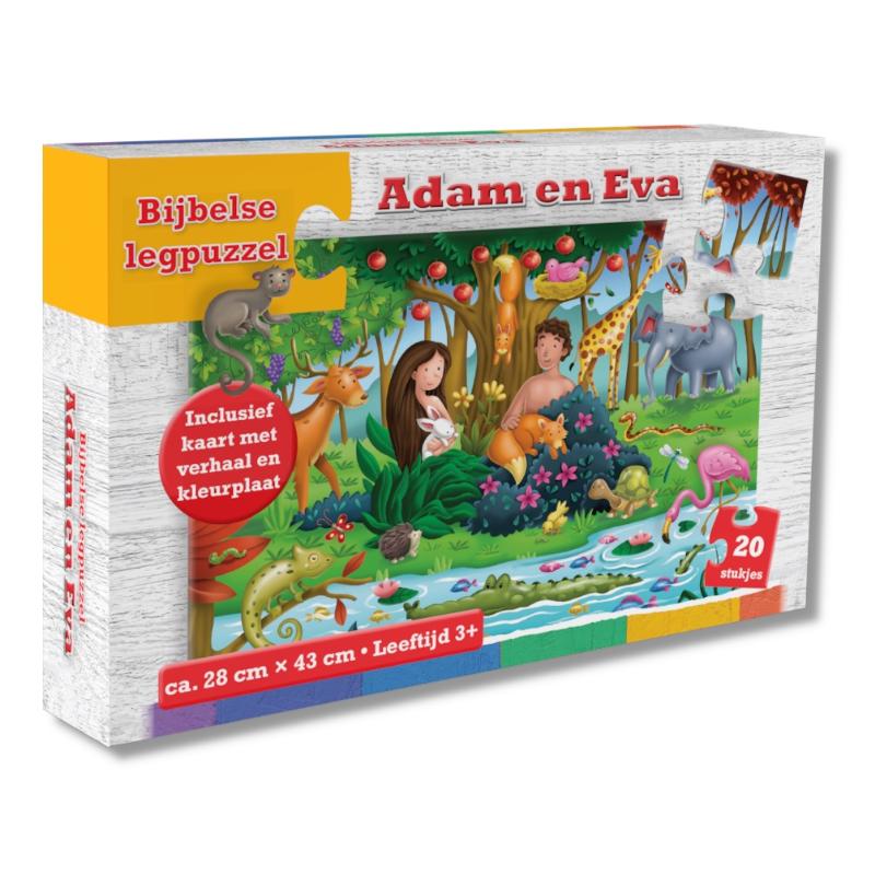 Puzzel Adam en Eva
