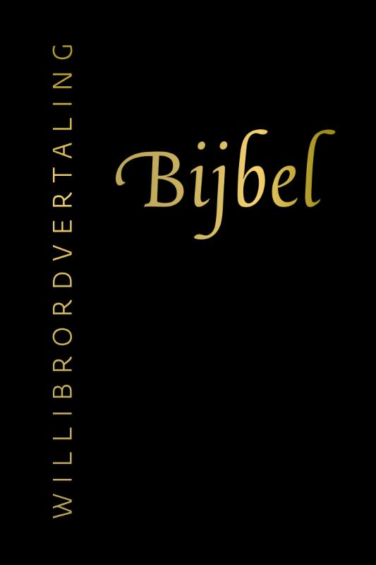 Bijbel (Willibrordvertaling) in leer met goudsnee (zwart)