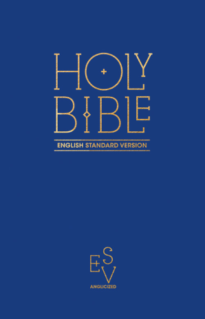 ESV pew bible blue hardcover