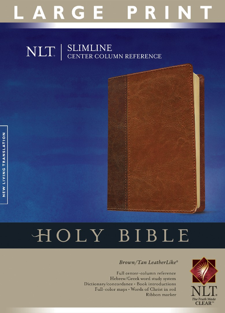 NLT - Sliml. Ref. Bible - Index Brown Ta
