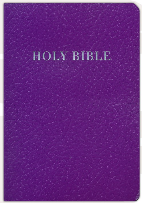 KJV gift &amp; award bible purple imitation