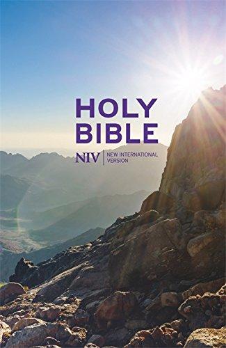 NIV thinline value bible colour hardback