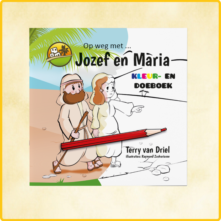 Op weg met Jozef en Maria (Kleurboek)