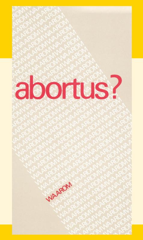 Abortus waarom