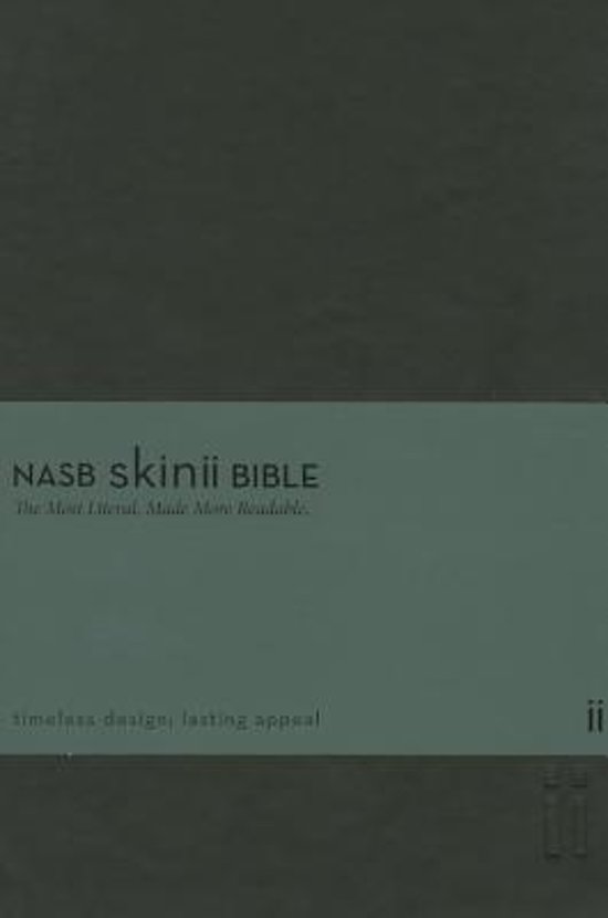 NASB skinii bible black leather bound